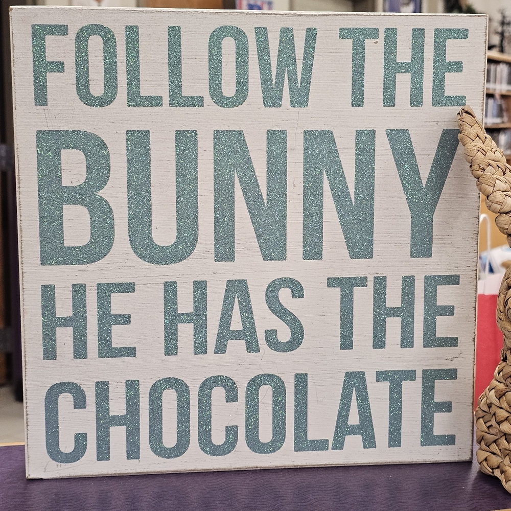 Easter Bunny Wall Decor 12x12" Quill To Paper Sixtrees